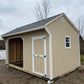 10x16 Run-In Shelter with Tack Room
