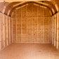 10x14 Special Buy Gambrel 6' Sidewalls -Barn with 18" Lap Siding - PAINT