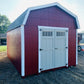 10x16 Special Buy Gambrel Barn with 18" Lap Siding & 6' sidewalls - w/PAINT