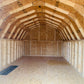 10x20 Special Buy Gambrel 4' Sidewalls Barn with 18" Lap Siding