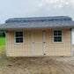 8*16 Special Buy Gambrel Barn with 6' sidewalls and 4' overhang