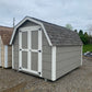 8x10 Special Buy Gambrel 4' Sidewalls Barn with 18" Lap Siding - PAINTED