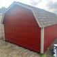 10x12 Special Buy Gambrel Barn with 18" Lap Siding & 4' sidewalls - w/PAINT - BACK