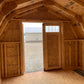 10x12 Special Buy Gambrel Barn with 18" Lap Siding & 4' sidewalls - w/PAINT - DOOR