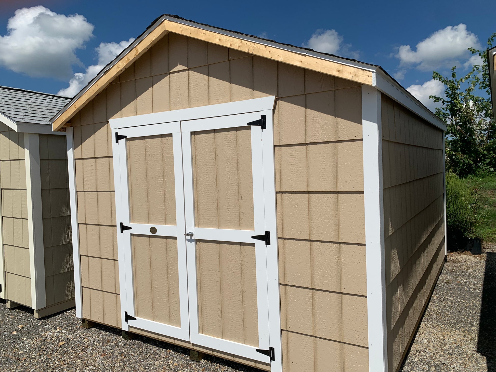 10x14 Special Buy Gable Shed with 18" Lap Siding - LIFESTYLE