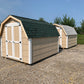 8x10 Special Buy Gambrel 4' Sidewalls Barn with 18" Lap Siding - LIFESTYLE