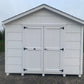 10x16 Special Buy Gable Shed with 18" Lap Siding - PAINT - FRONT