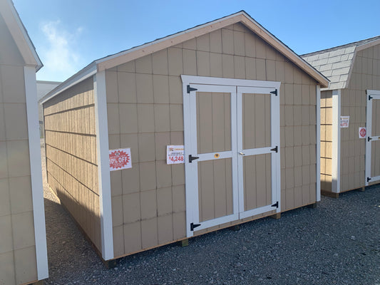 12x16 Special Buy Gable 6' Sidewalls Shed with 18" Lap Siding