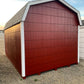 10x16 Special Buy Gambrel Barn with 18" Lap Siding & 6' sidewalls - w/PAINT - BACK